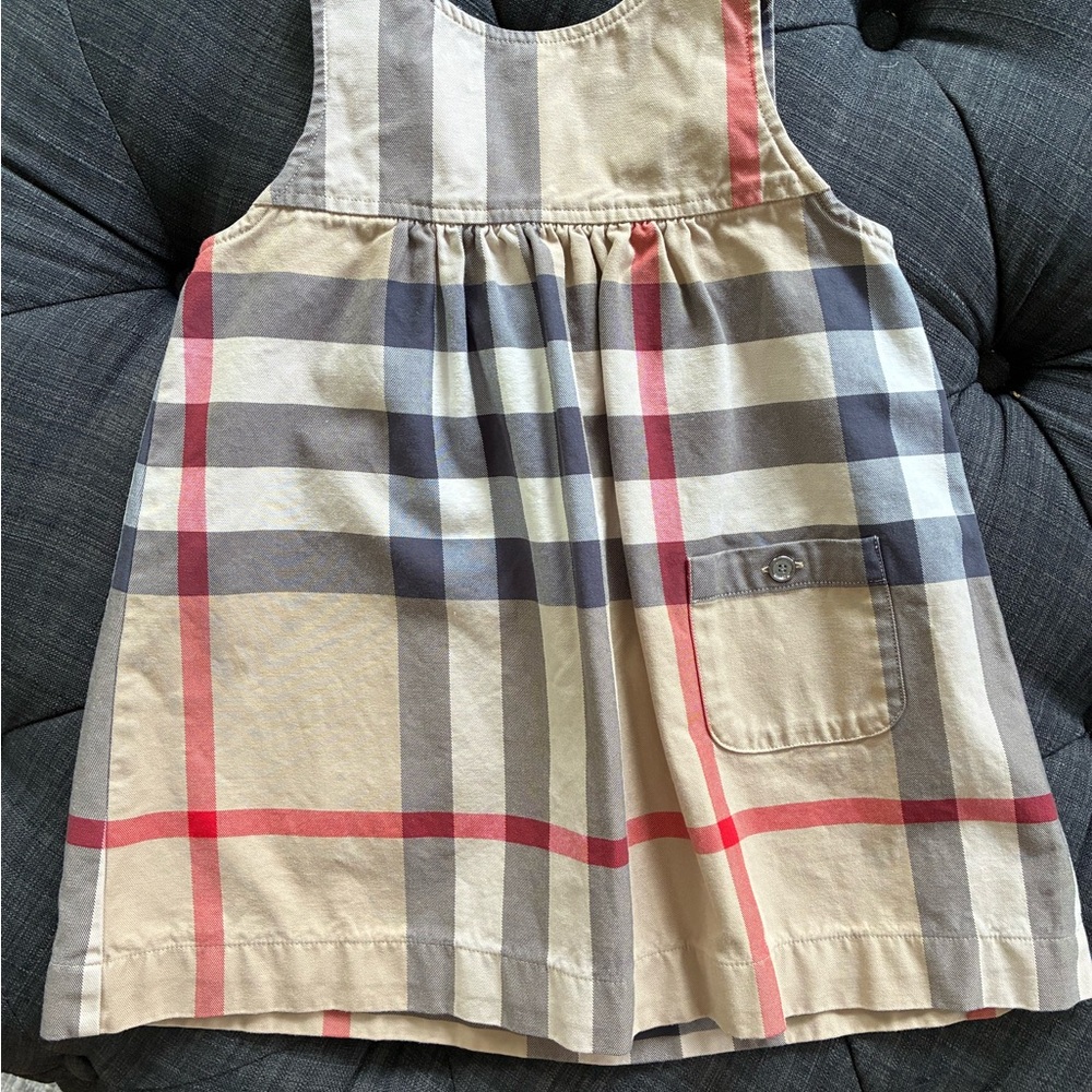 EUC Burberry Children Plaid Dress